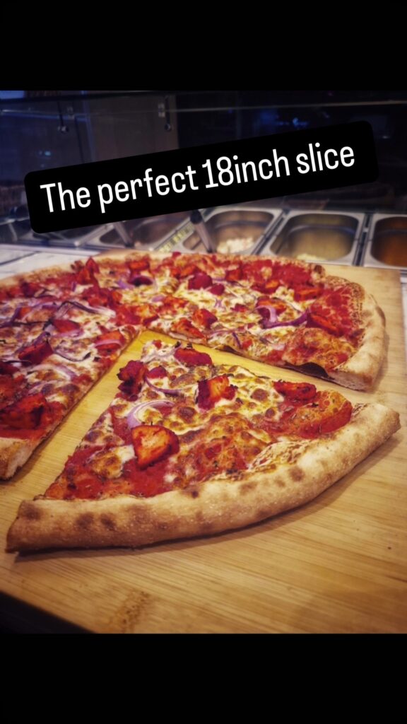 A perfecr 18 inch pizza