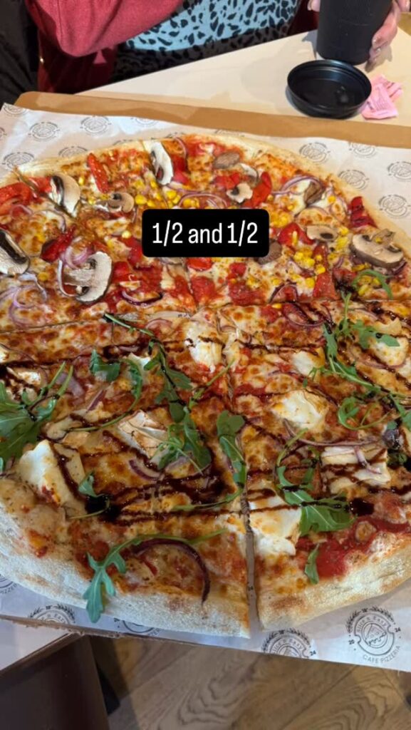 Half Goats’ Cheese and Half Veggie